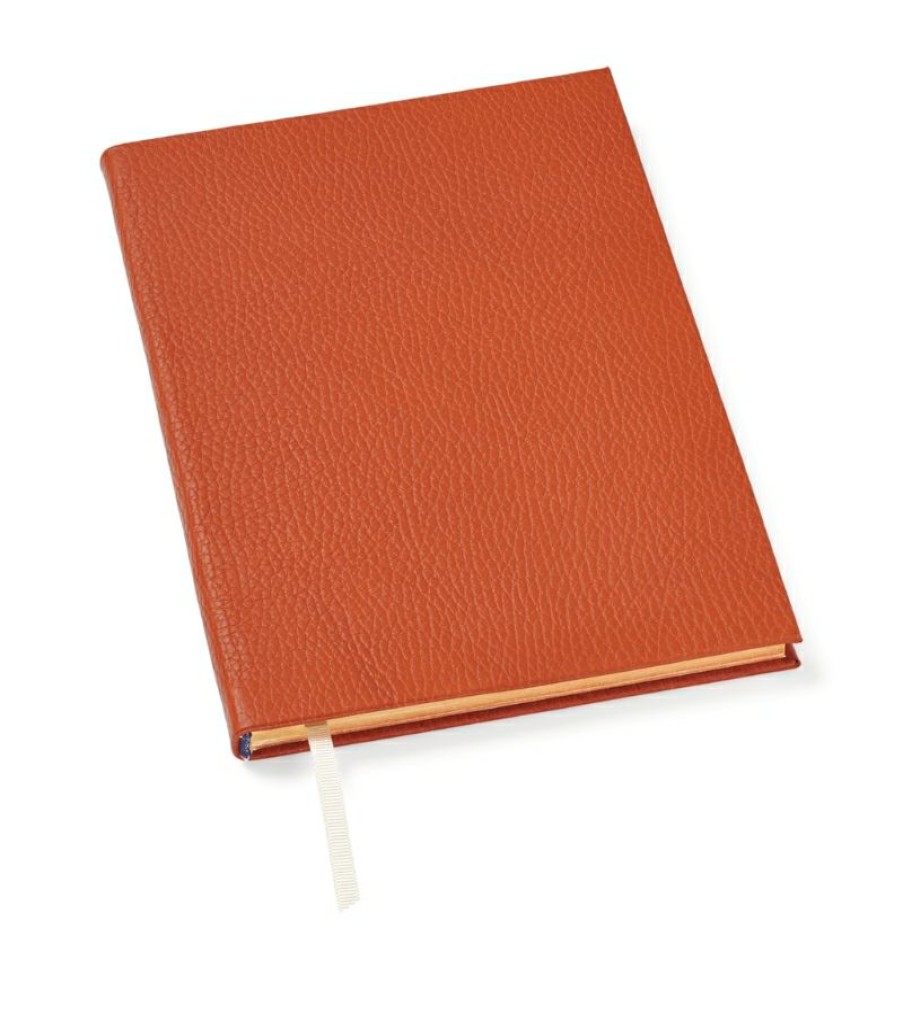 Aspinal Of London * | Special Aspinal Of London Full-Grain Leather Bound A5 Journal