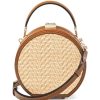 Women * | Outlet Aspinal Of London Raffia Hat Box Bag