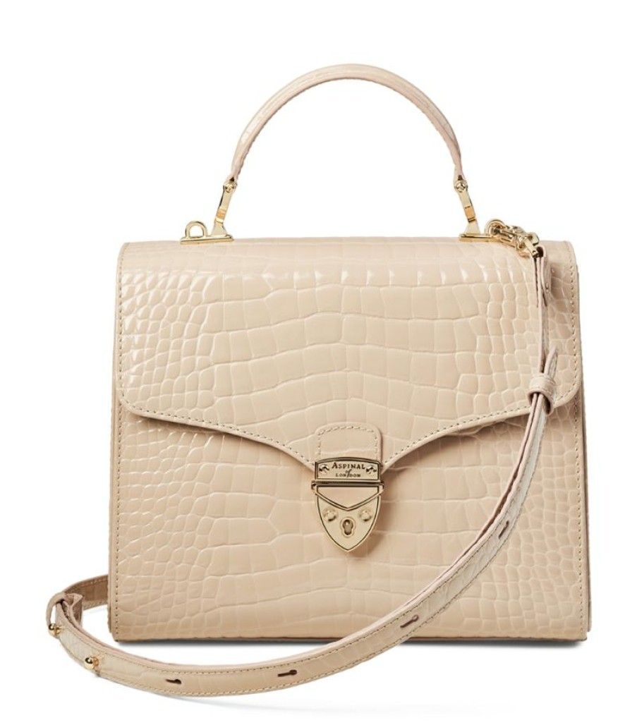 Women * | Special Aspinal Of London Leather Mayfair Top-Handle Bag