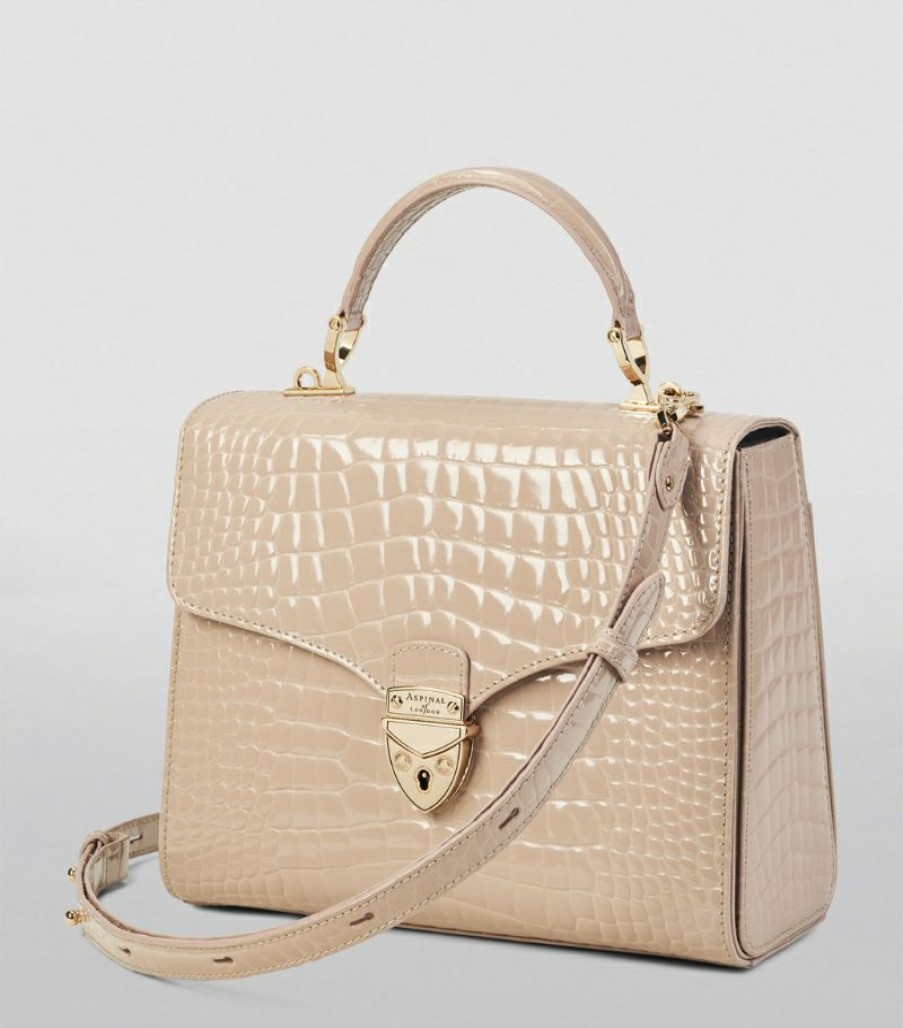 Women * | Special Aspinal Of London Leather Mayfair Top-Handle Bag