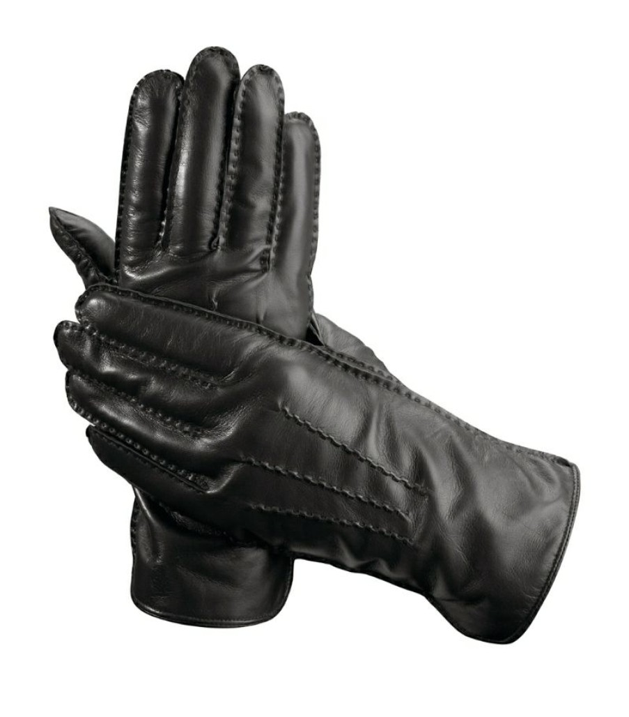 Men * | Classical Aspinal Of London Cashmere-Wool-Lined Leather Gloves