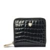 Women * | Popular Aspinal Of London Mini Croc-Embossed Leather Continental Wallet