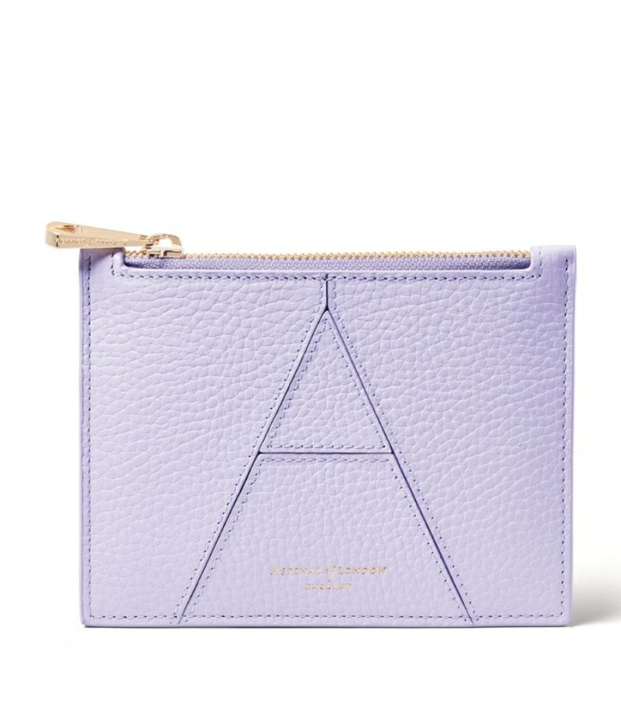 Women * | Quality Guarantee Aspinal Of London Small Leather Essential 'A' Pouch