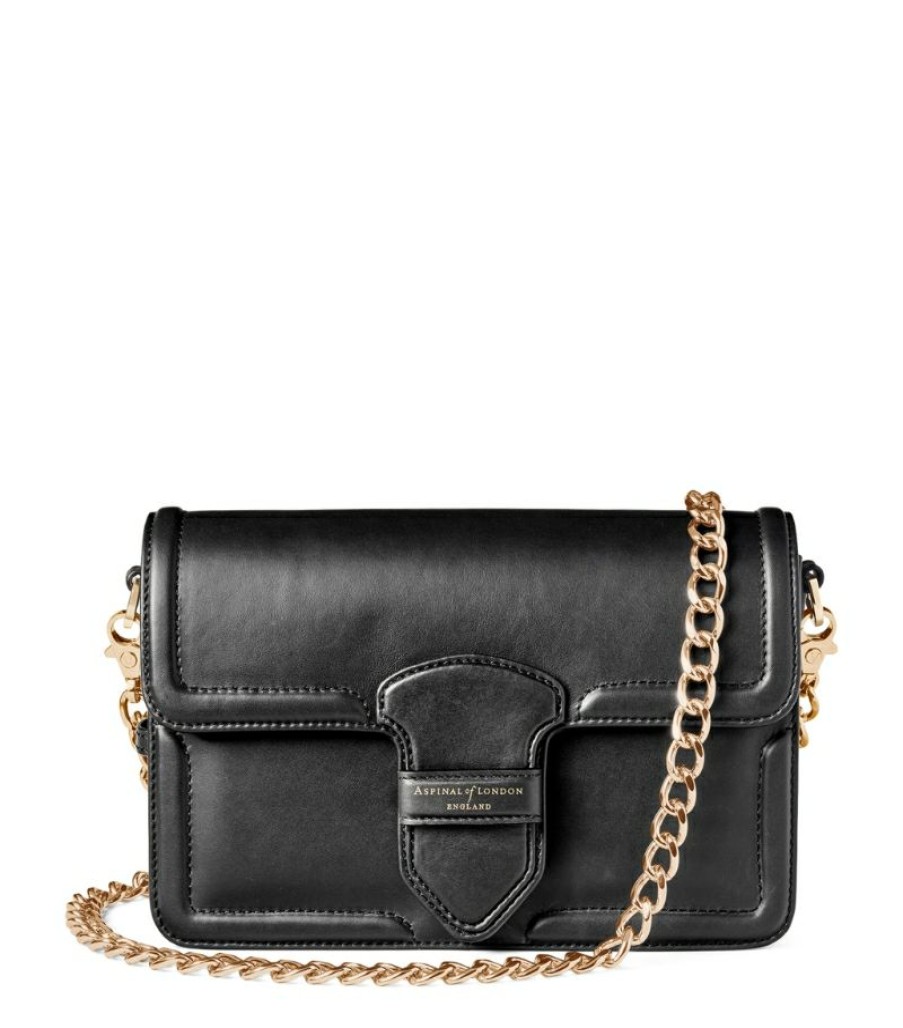 Women * | Quality Guarantee Aspinal Of London Leather Resort Shoulder Bag