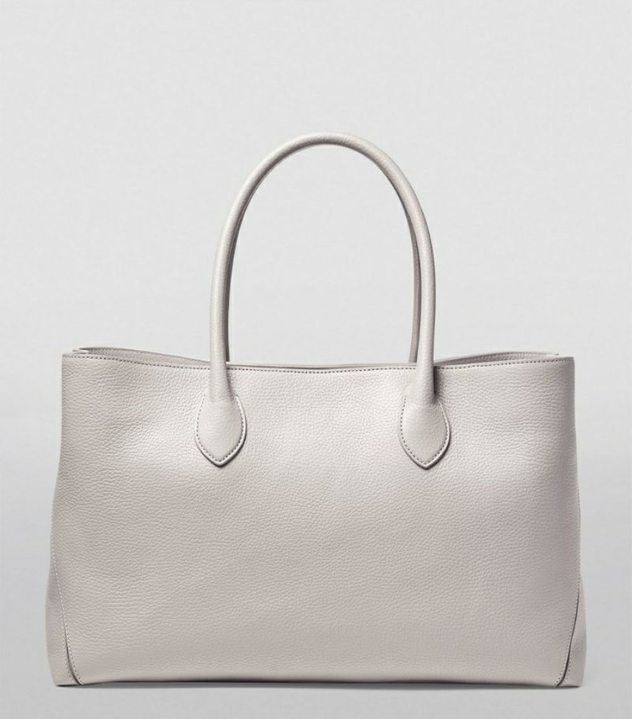 Women * | Quality Guarantee Aspinal Of London Leather London Tote Bag