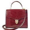 Women * | Quality Guarantee Aspinal Of London Leather Mayfair Top-Handle Bag