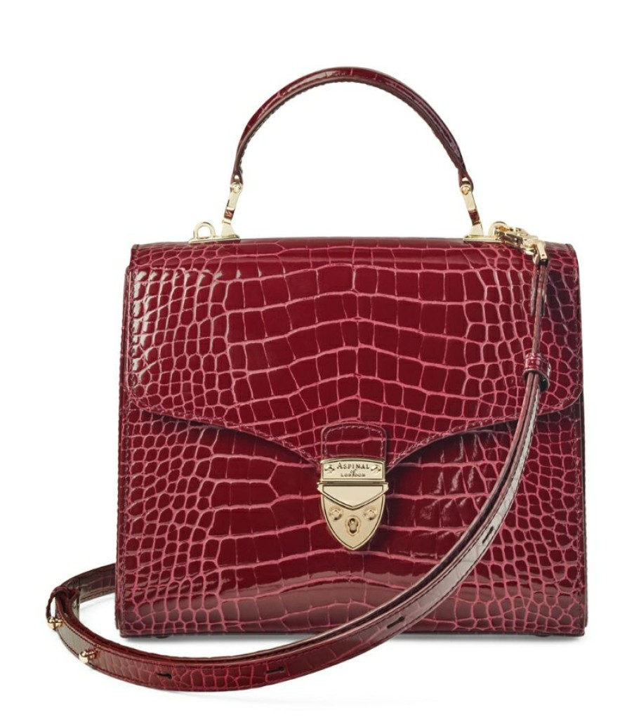 Women * | Quality Guarantee Aspinal Of London Leather Mayfair Top-Handle Bag