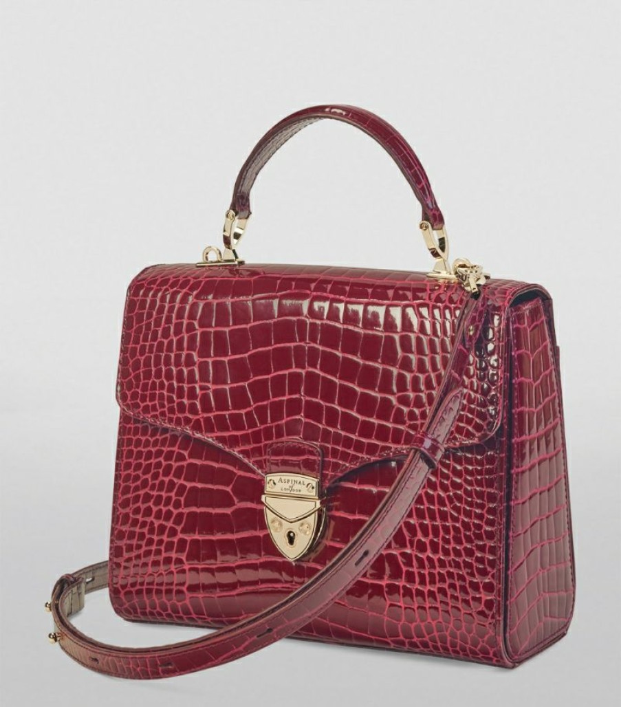 Women * | Quality Guarantee Aspinal Of London Leather Mayfair Top-Handle Bag