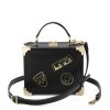 Women * | Quality Guarantee Aspinal Of London Mini Leather Trunk Clutch Bag