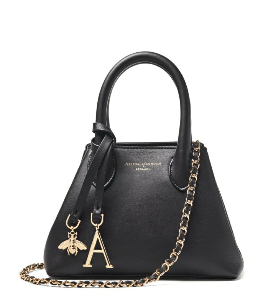 Women * | Best-Selling Aspinal Of London Mini Leather Paris Bag