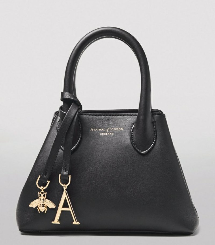 Women * | Best-Selling Aspinal Of London Mini Leather Paris Bag