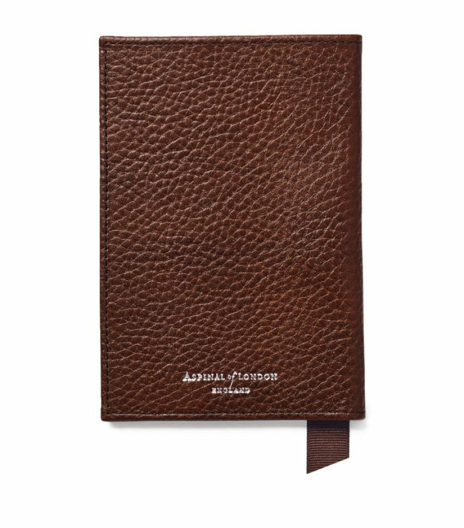 Travel Accessories * | Quality Guarantee Aspinal Of London Leather Passport Cover