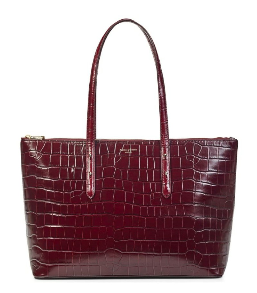 Women * | Reliable Quality Aspinal Of London Leather Regent Tote Bag