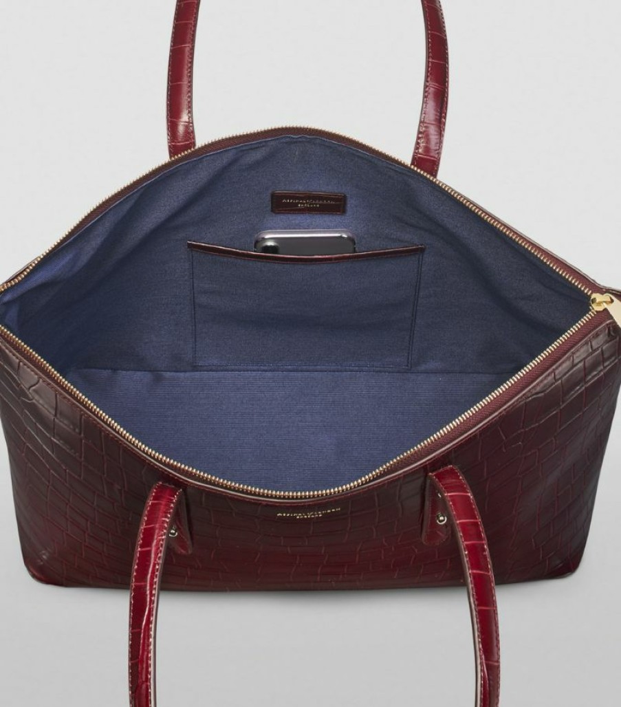 Women * | Reliable Quality Aspinal Of London Leather Regent Tote Bag