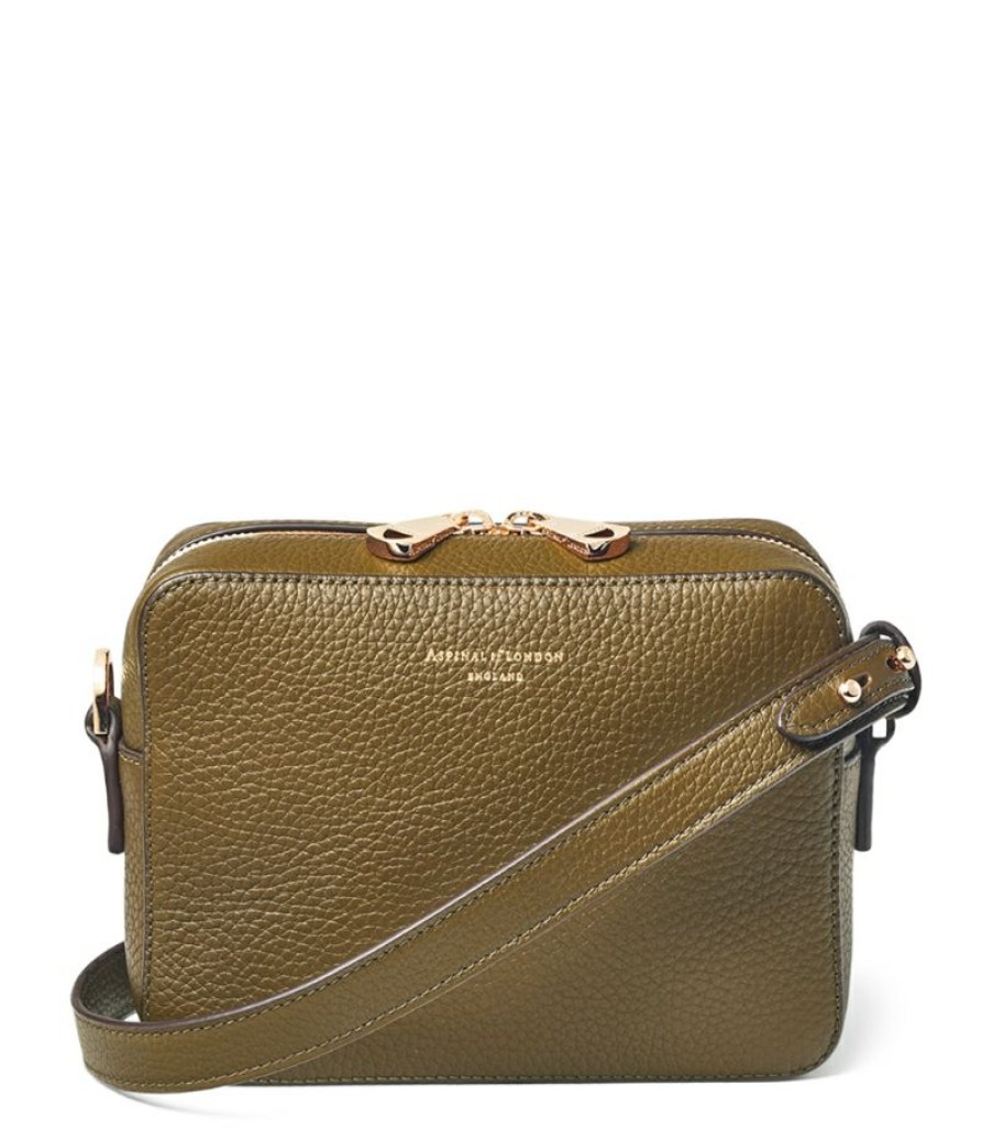 Aspinal Of London * | Quality Guarantee Aspinal Of London Leather Camera Bag