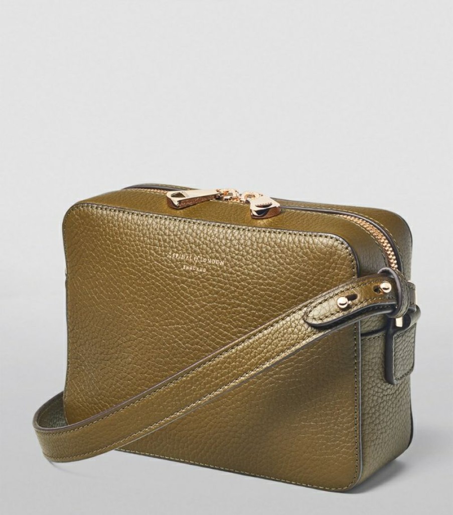 Aspinal Of London * | Quality Guarantee Aspinal Of London Leather Camera Bag