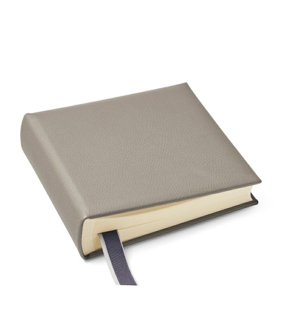 Aspinal Of London * | Bestsellers Aspinal Of London Leather-Bound Photo Album (20Cm X 20Cm)