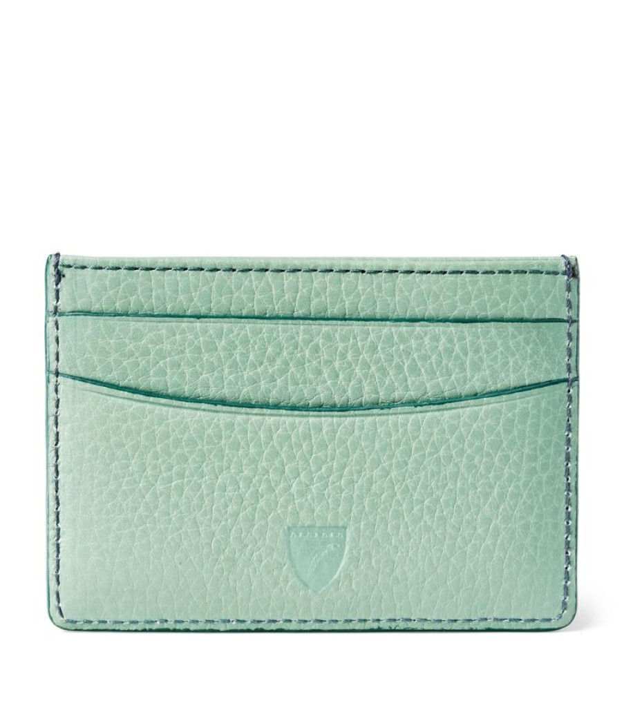 Women * | Promotions Aspinal Of London Leather Logo Card Holder