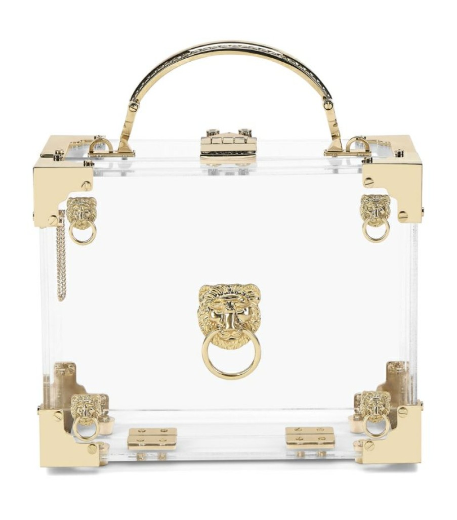 Aspinal Of London * | Popular Aspinal Of London Mini Transparent Trunk Clutch Bag