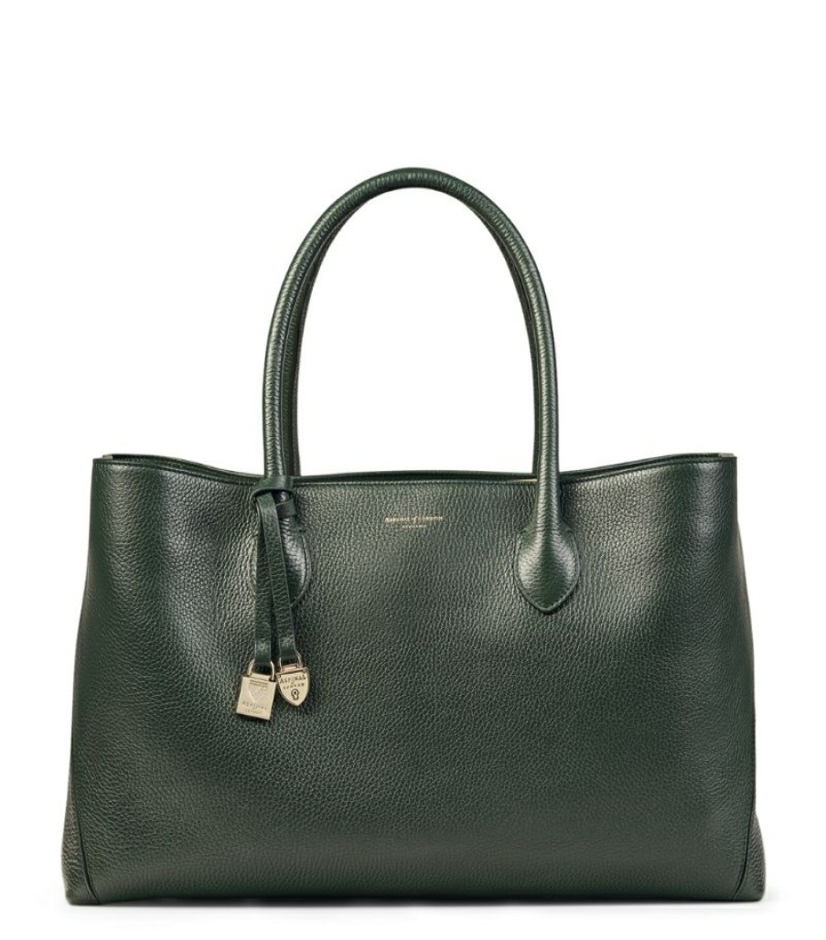 Women * | Outlet Aspinal Of London Large Leather London Tote Bag