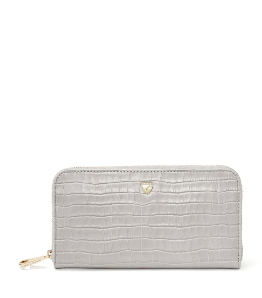 Women * | Bestsellers Aspinal Of London Mini Leather Continental Purse