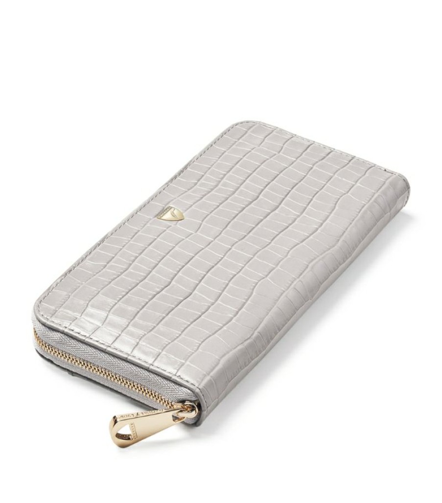 Women * | Bestsellers Aspinal Of London Mini Leather Continental Purse