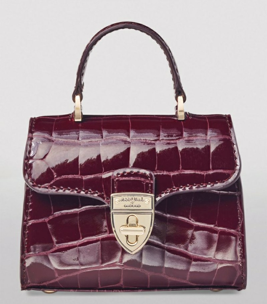 Women * | Reliable Quality Aspinal Of London Leather Mayfair Top-Handle Bag