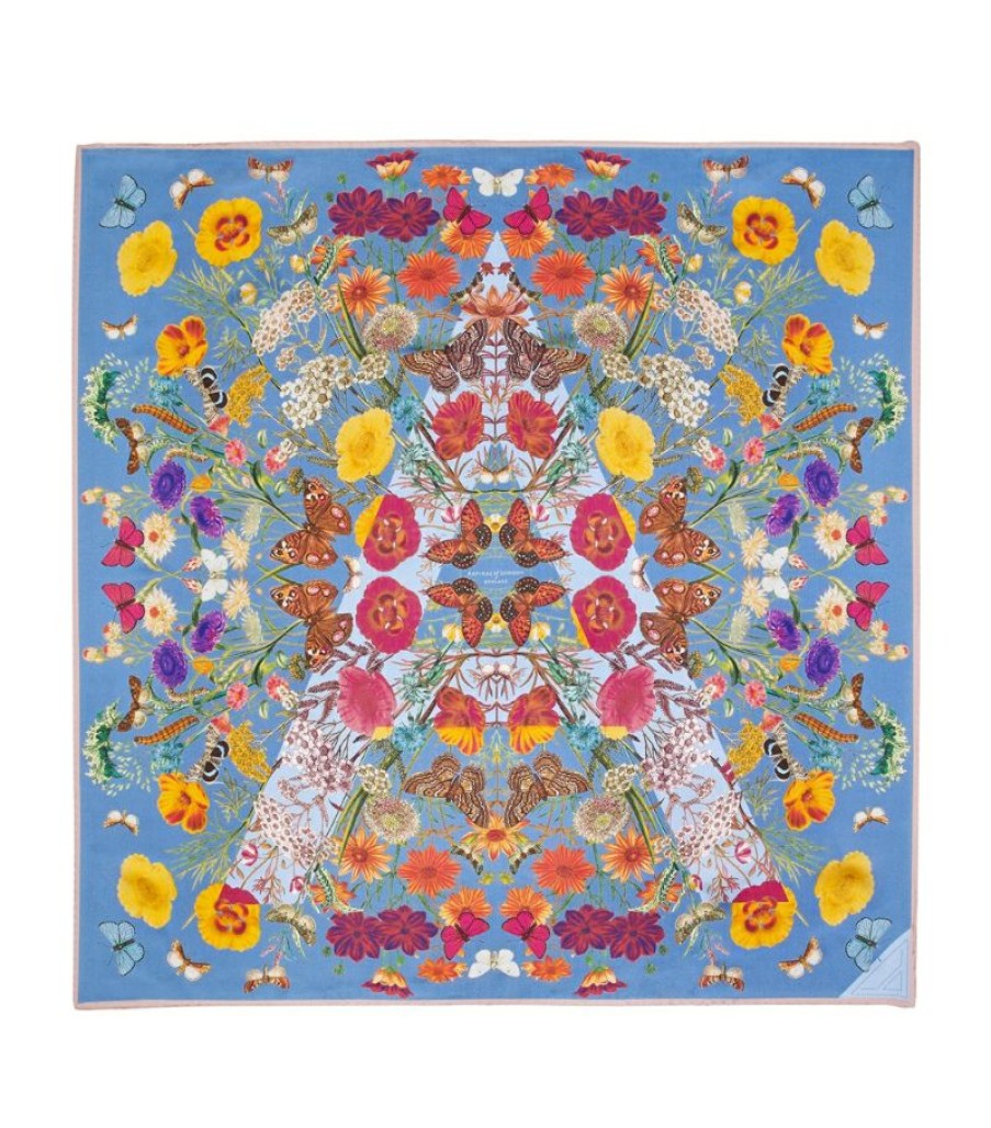 Women * | Best-Selling Aspinal Of London Silk Botanical Scarf