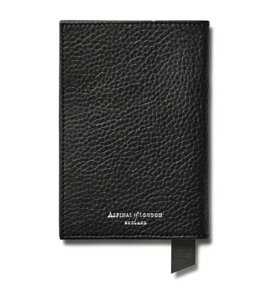 Travel Accessories * | New Arrivals Aspinal Of London Leather Passport Cover