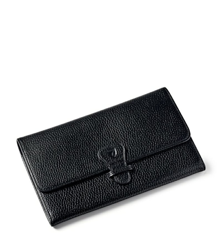 Travel Accessories * | Crazy Deals Aspinal Of London Leather Classic Travel Wallet