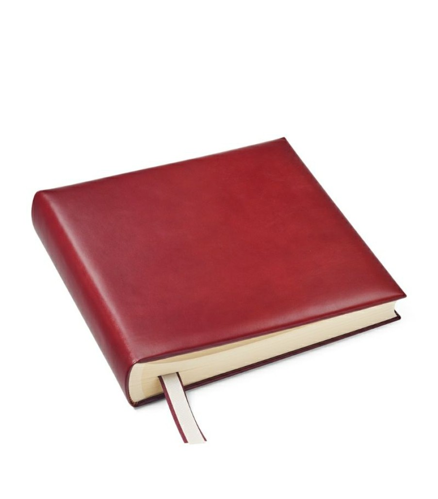 Aspinal Of London * | Quality Guarantee Aspinal Of London Leather-Bound Photo Album (30Cm X 30Cm)