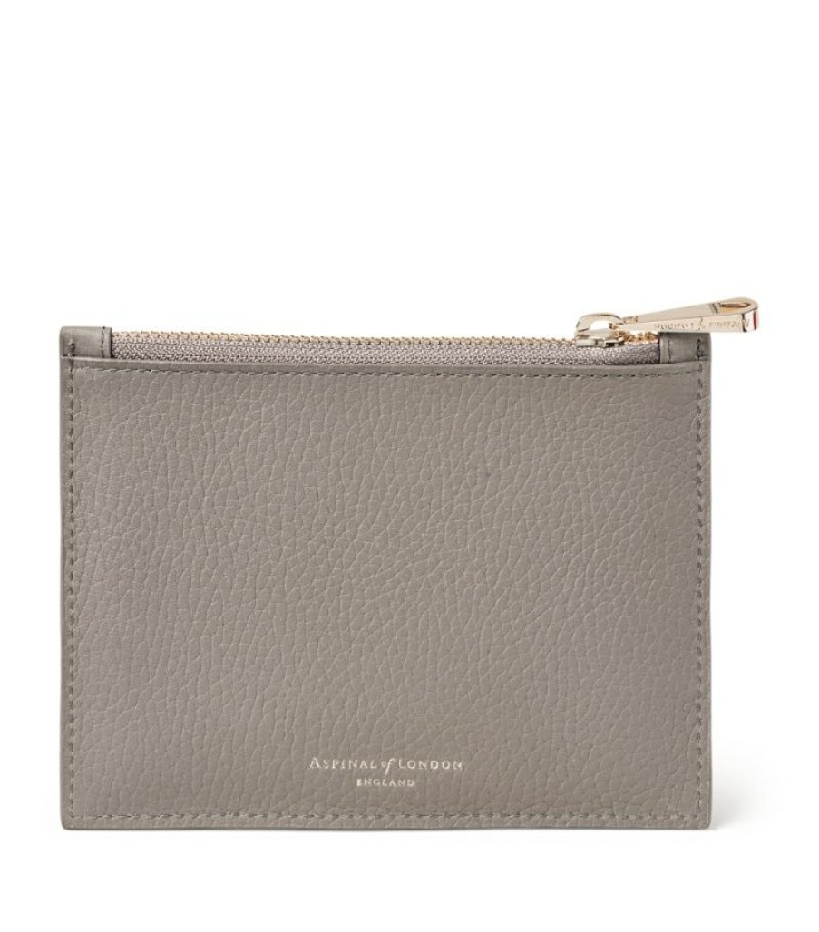 Women * | Best Quality Aspinal Of London Small Leather Essential 'A' Pouch