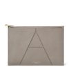 Women * | Featured Aspinal Of London Large Leather Essential 'A' Pouch