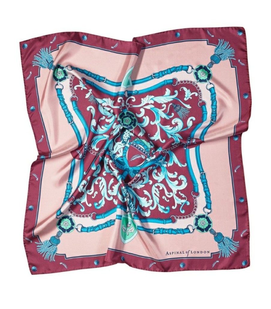 Women * | Popular Aspinal Of London Silk Signature Scarf