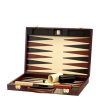 Aspinal Of London * | Closeout Sale Aspinal Of London Croc-Embossed Leather Backgammon Set