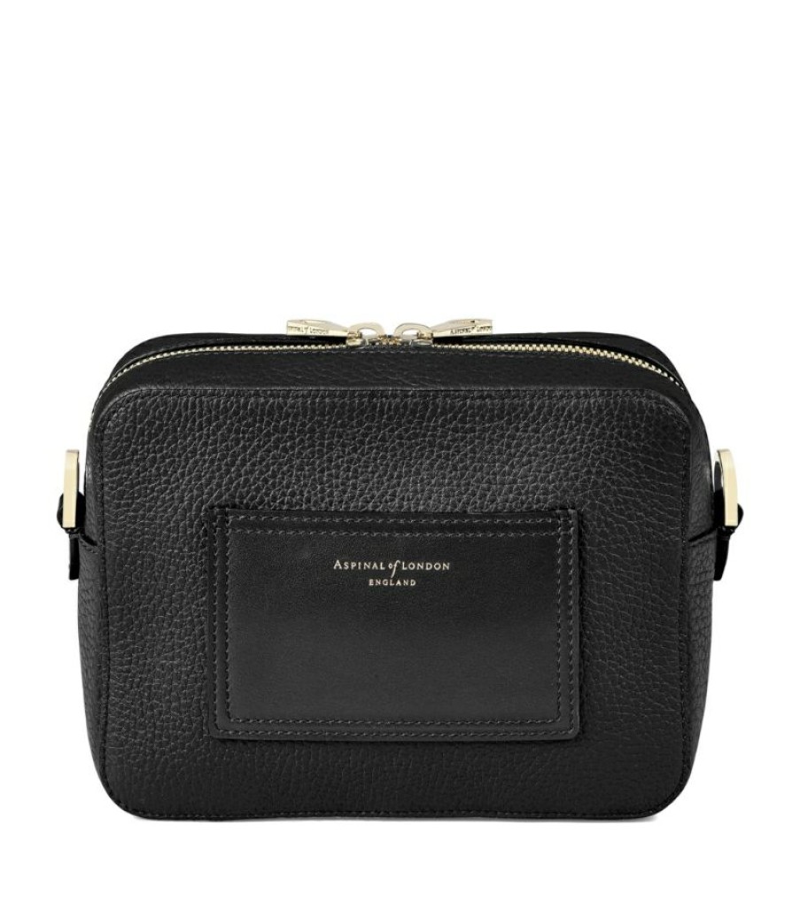 Women * | Reasonable Price Aspinal Of London Leather Camera 'A' Cross-Body Bag