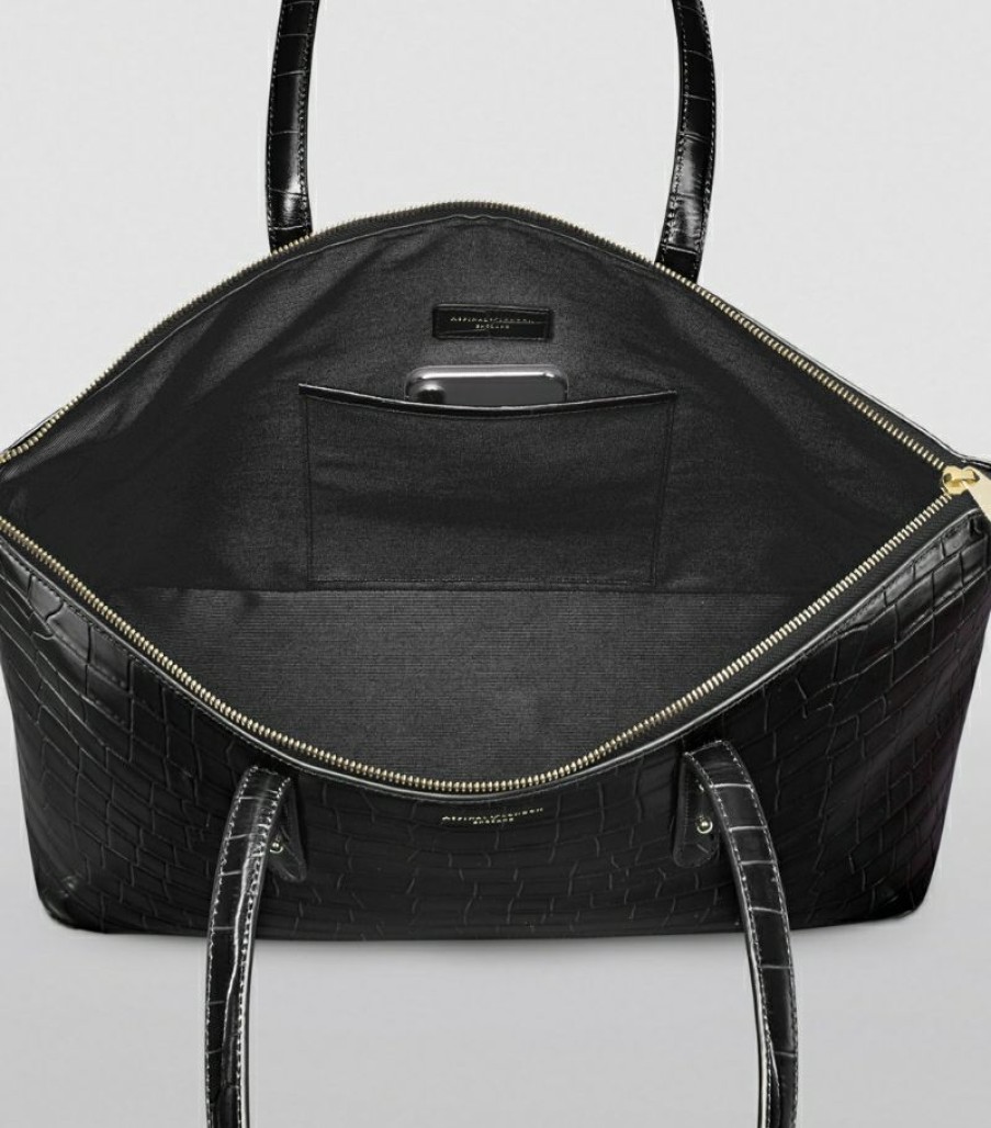 Women * | Popular Aspinal Of London Leather Regent Tote Bag