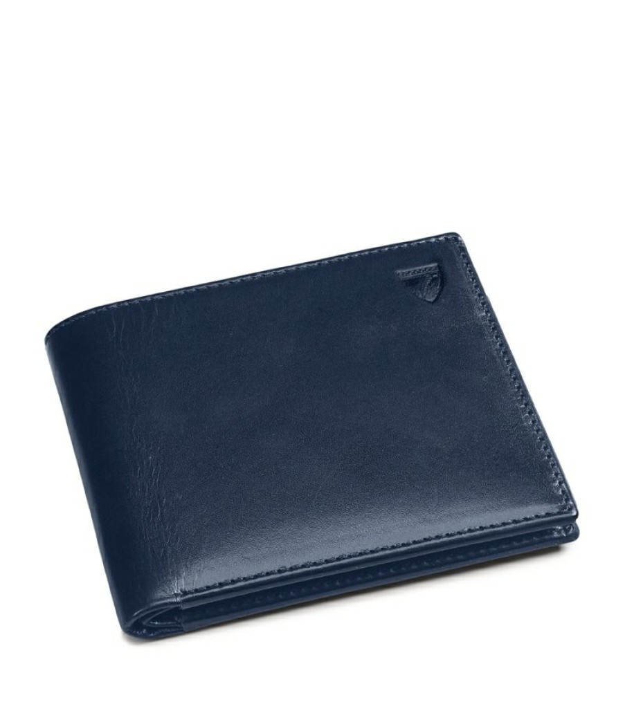 Men * | Reasonable Price Aspinal Of London Leather Bifold Wallet