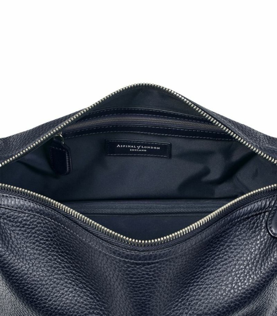 Travel Accessories * | Special Aspinal Of London Leather Reporter Wash Bag