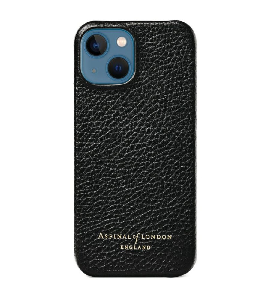 Men * | Hot Sell Aspinal Of London Leather Iphone 13 Mini Case